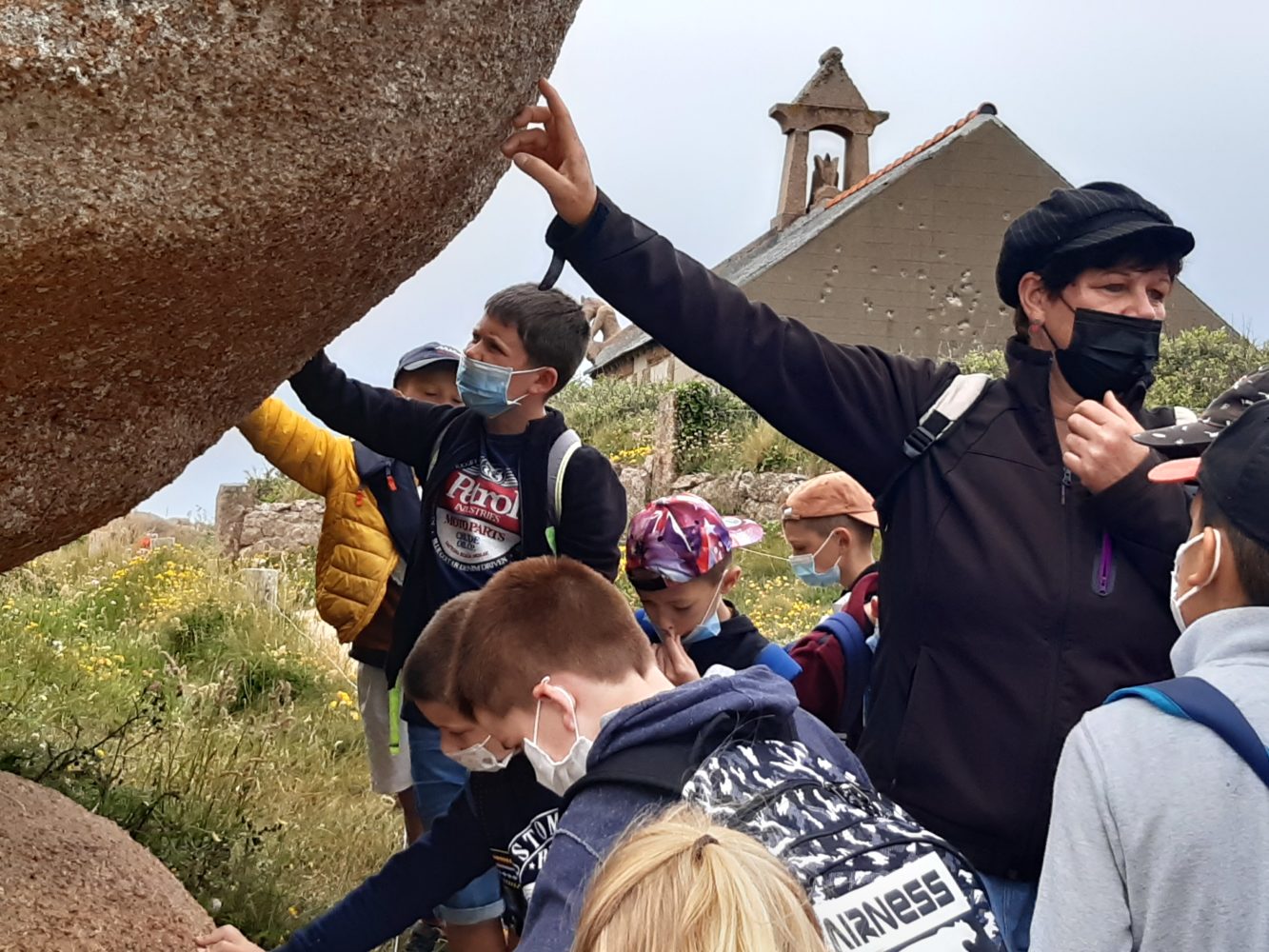 Journée sur la côte de granit rose